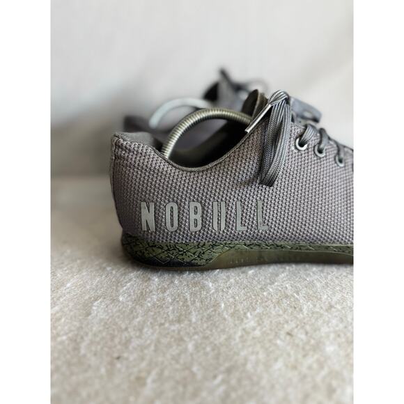 NOBULL Grey Superfabric Trainer CrossFit Shoes Men's Size 10 Women’s 11.5 - Picture 5 of 10